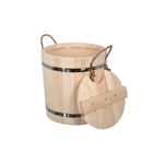 Запарник 9 л, «Банные штучки» с пластиковой вставкой, с крышкой, липа