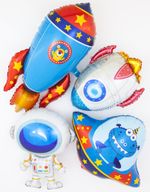 Шар (29"/74 см) Фигура, Ракета 1 шт.