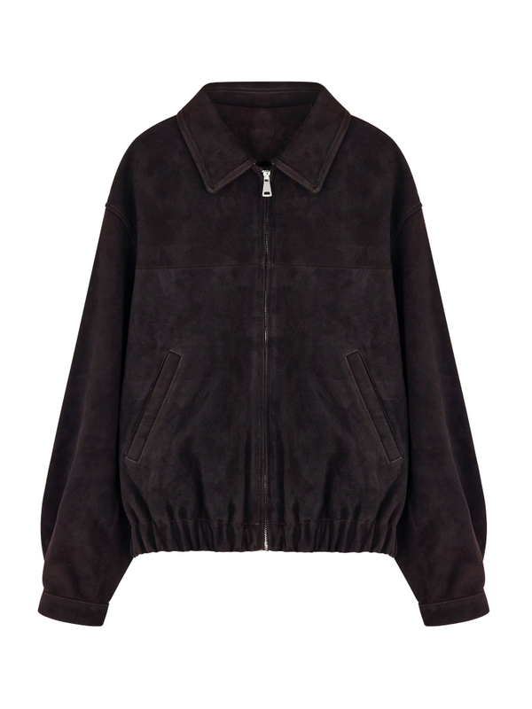 Bomber JANE dark brown color
