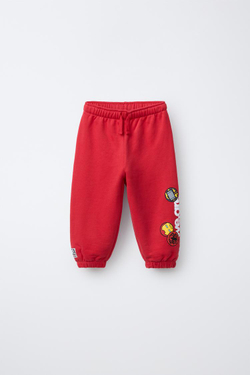 ZARA БРЮКИ-ДЖОГГЕРЫ THE AVENGERS © MARVEL, КРАСНЫЙ