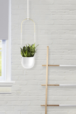 Горшок для растений подвесной bolo, D16 см, белый