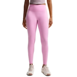 Женские леггинсы Nike One Seamless Front High Waisted Full Length - pink rise/white