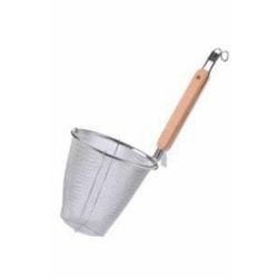 Сито 12 см стрейнер дуршлаг для лапши h 32 см нерж. с дерев. ручкой P.L. Proff Cuisine