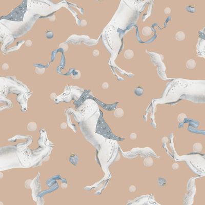 Зимние лошадки