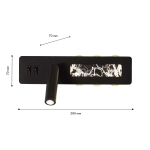 Настенный светодиодный светильник F-Promo Hickory 4692-1W
