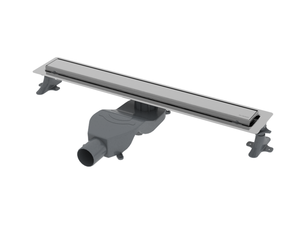 Душевой лоток Premium Linear 80см, нерж.сталь ХРОМ (Satin)