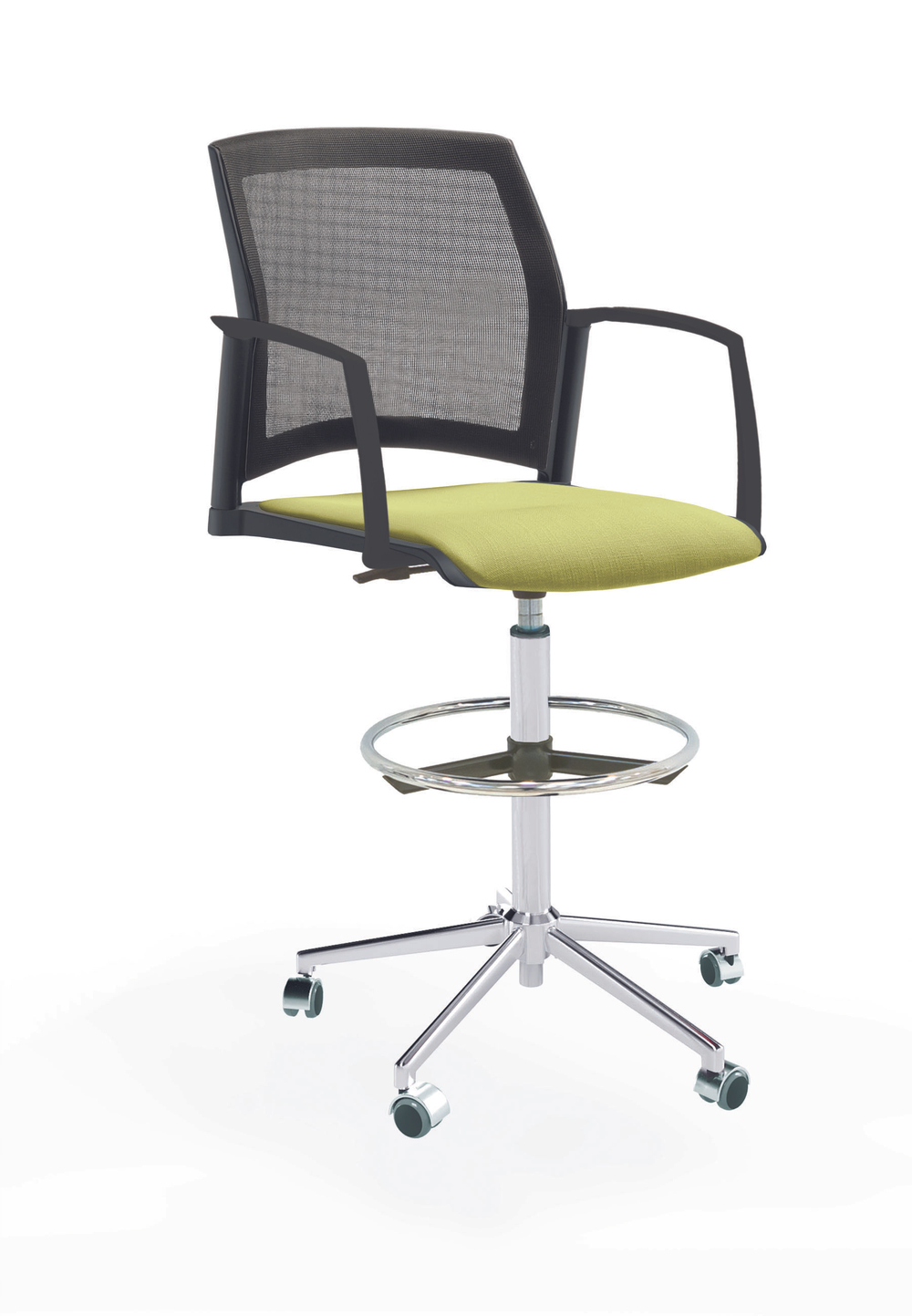 Rewind кресло кассира со спинкой-сеткой