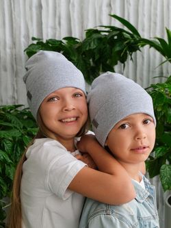 Шапка трикотажная (Серый) РИО