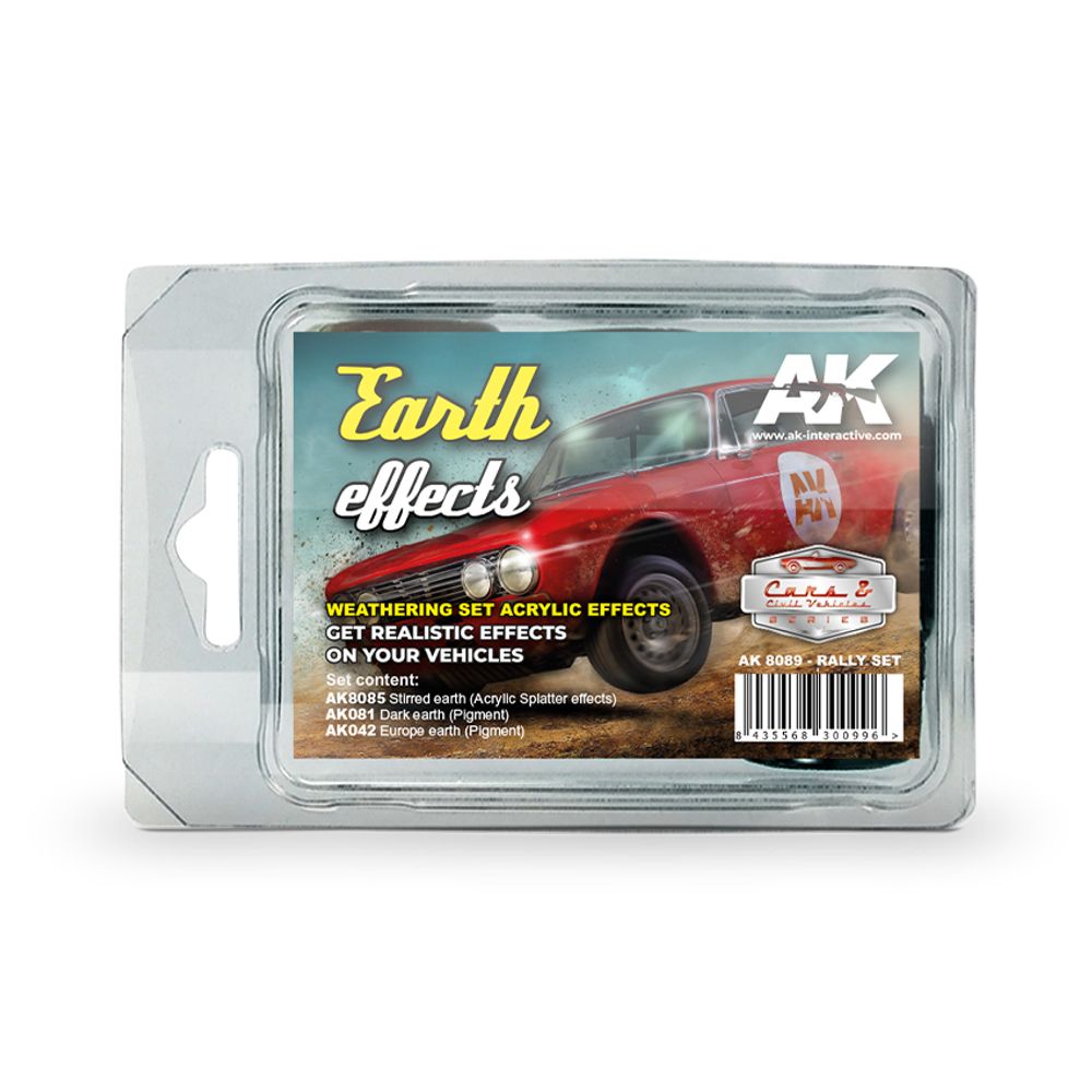 Набор красок AK Interactive Earth Effects (Rally Set)