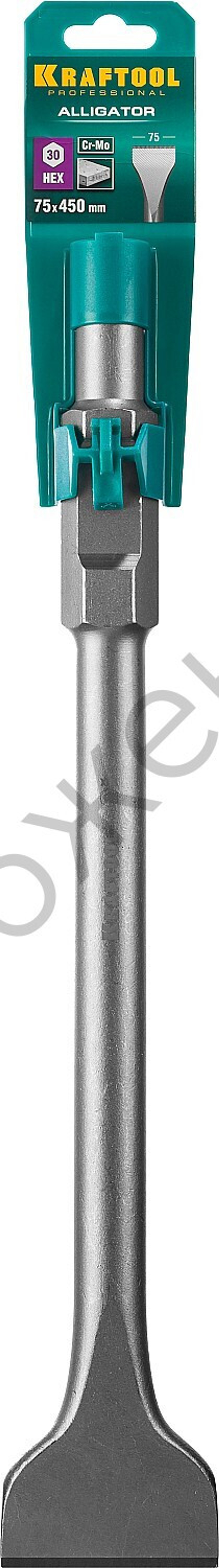 KRAFTOOL ALLIGATOR HEX 30 Зубило лопаточное 75 х 450 мм