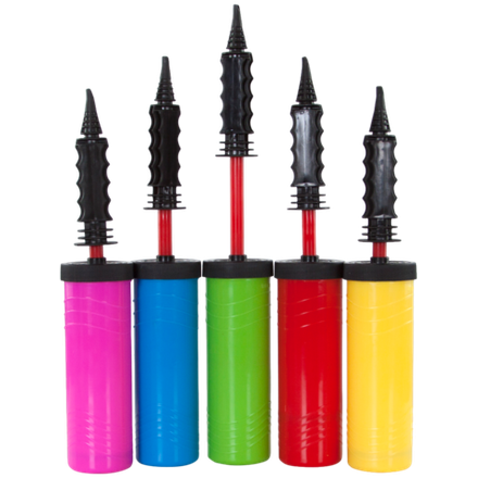 Насос ручной двухходовой Яркий цвет 30 см. Ассорти