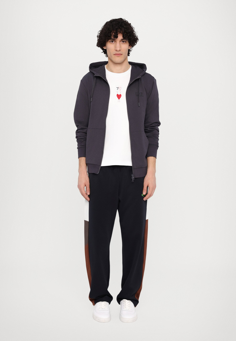EA7 Emporio Armani UNISEX - Толстовка с капюшоном - Чёрный