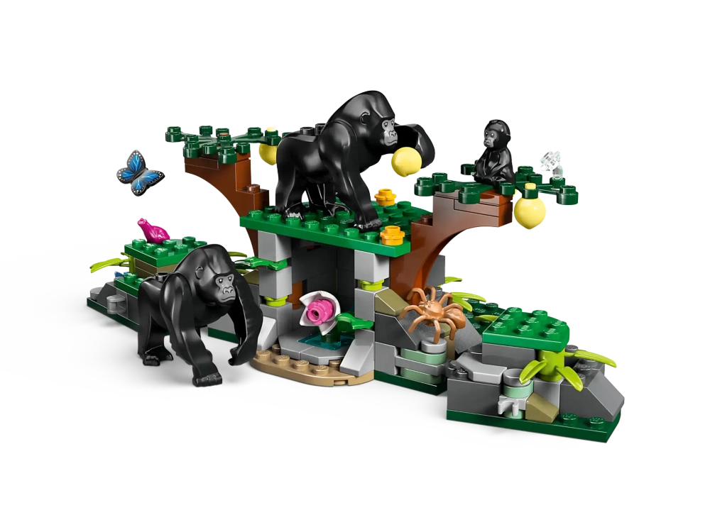 Конструктор LEGO City 60437 Вертолёт-исследователь джунглей в базовом лагере