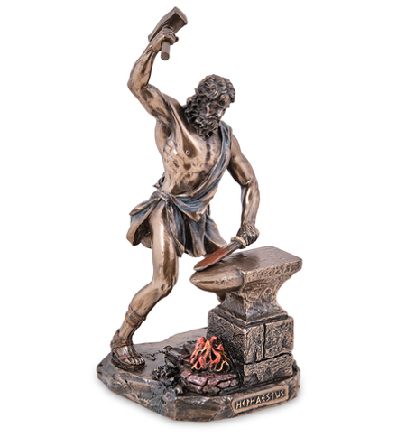 Veronese WS-1196 Статуэтка «Гефест - бог огня, покровитель кузнечного ремесла»