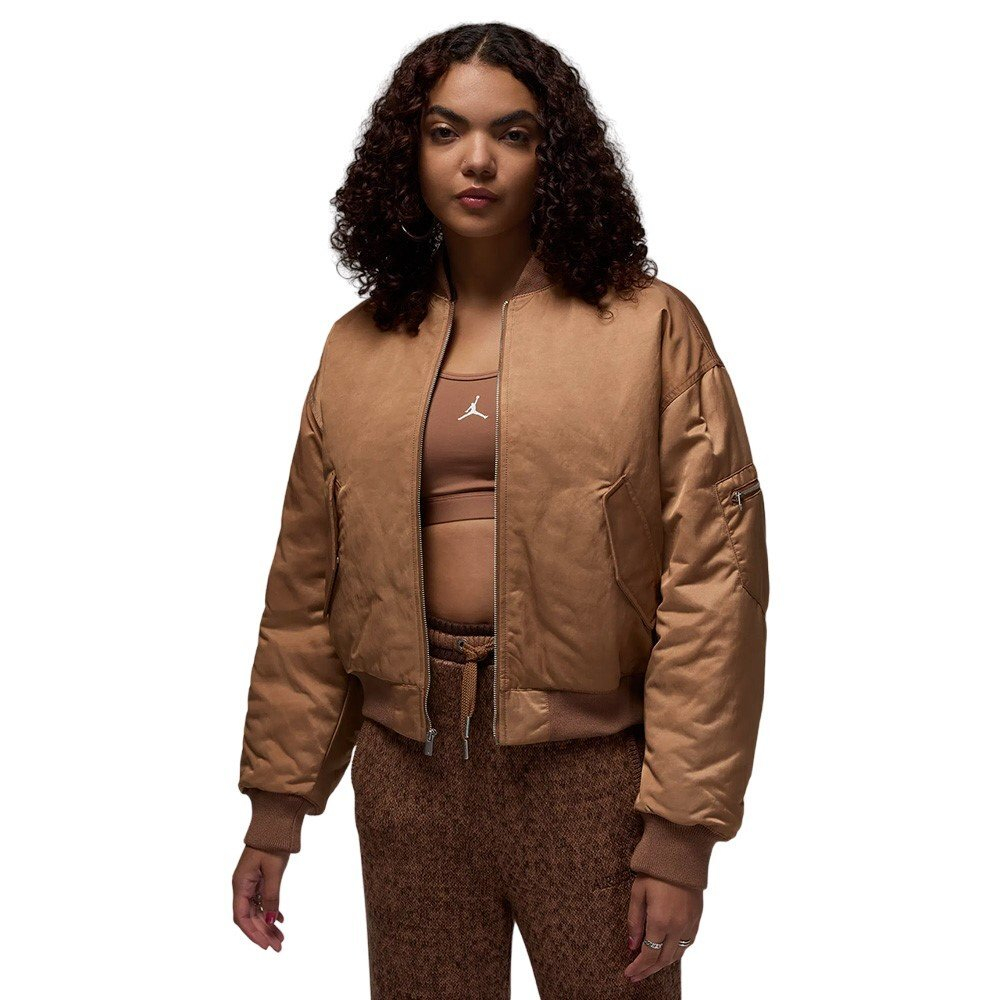 Баскетбольная женская куртка Jordan Renegade Jacket Brown