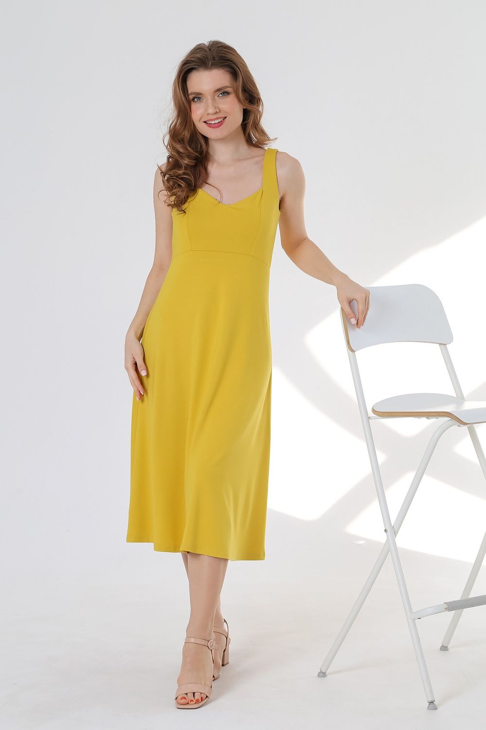 Сарафан Антонина-3 Виотекс ГОРЧИЧНЫЙ