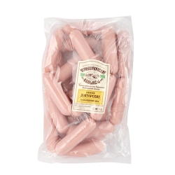 Сосиски Докторские ЧМК ~ 1,5 кг (1 шт ~ 55 гр) (10-12 см)
