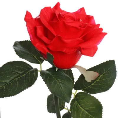 Цветок искусственный «Natur» 50см Роза красная