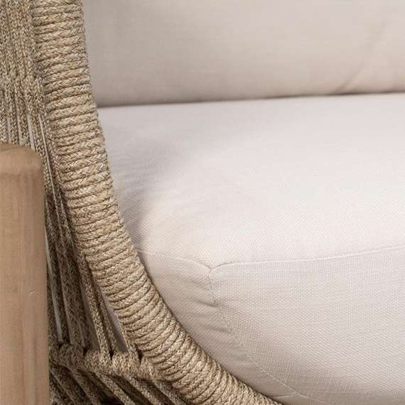 Двухместный плетеный диван Talara из массива акации