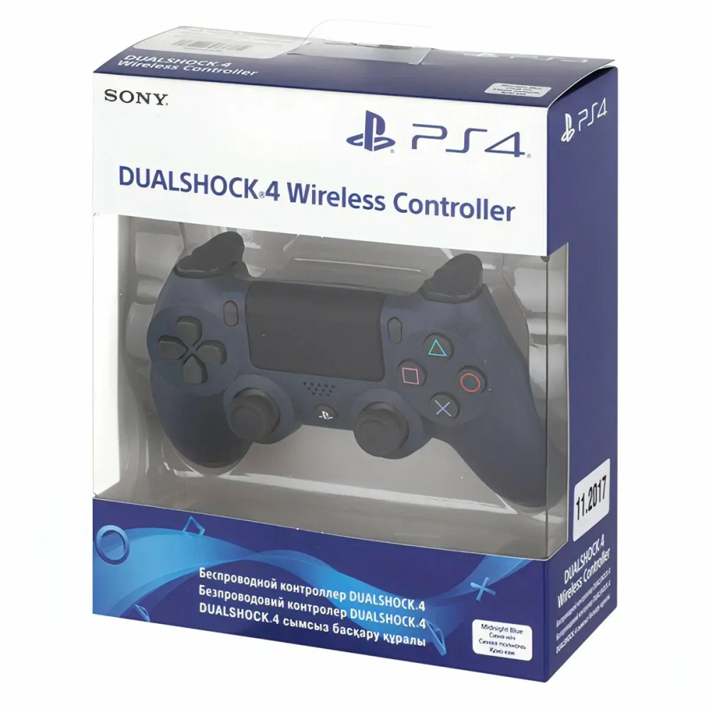 Геймпад Playstation Dualshock v2 PS4 Midnight Blue (CUH-ZCT2E)