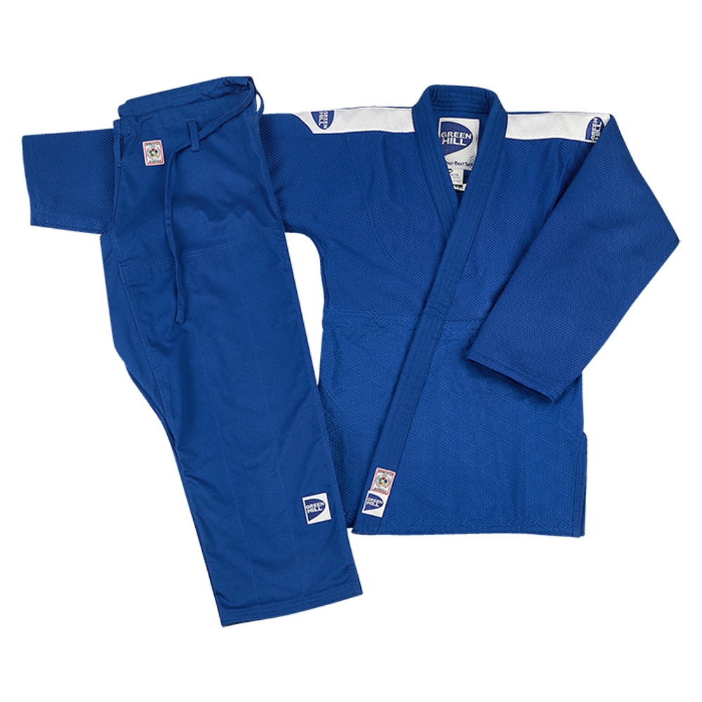 JSS-10212 Кимоно Дзюдо SUPER одобрено IJF синее