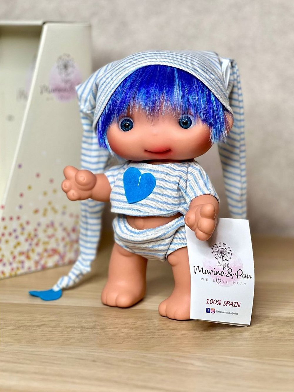 Кукла Пупс Marina and Pau 25 cм Piu (M1453)