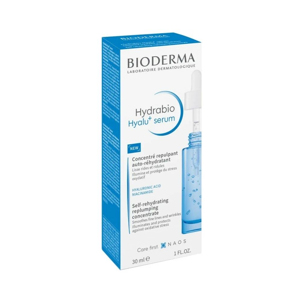 Bioderma Hydrabio  Hyalu+ Serum Увлажняющая сыворотка против морщин, 30 мл
