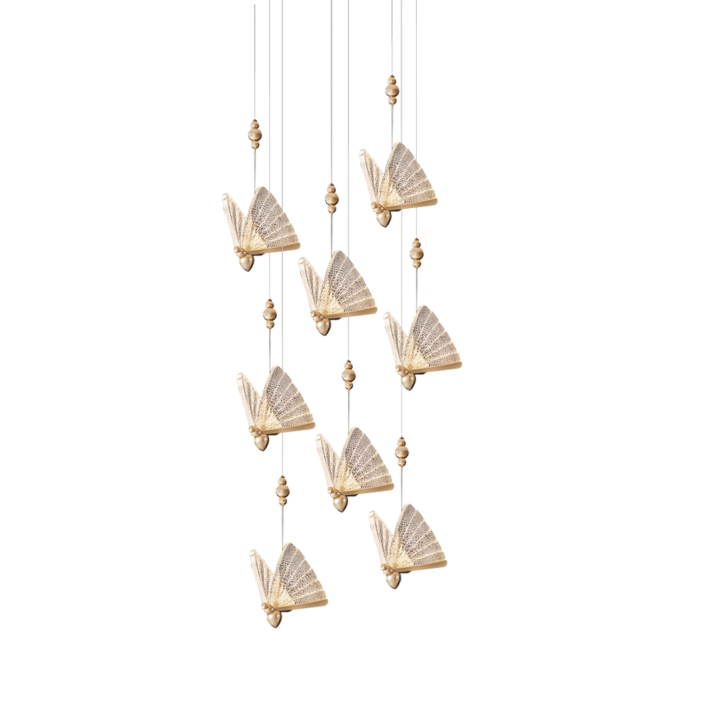 Pendant design lamp  butterfly ( 8 )