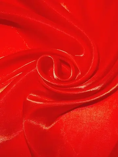 Ткань Органза "Кристалл" 70 г/м2, 100% пэ, ш. 150 см, красный