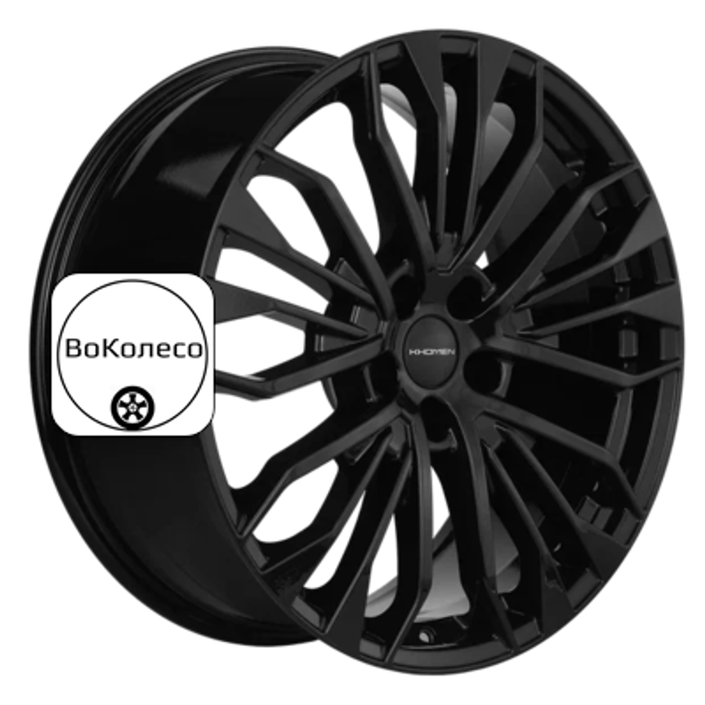 8,5x20/5x120 ET30 D66,1 KHW2009 (Voyah FREE) Black Khomen Wheels