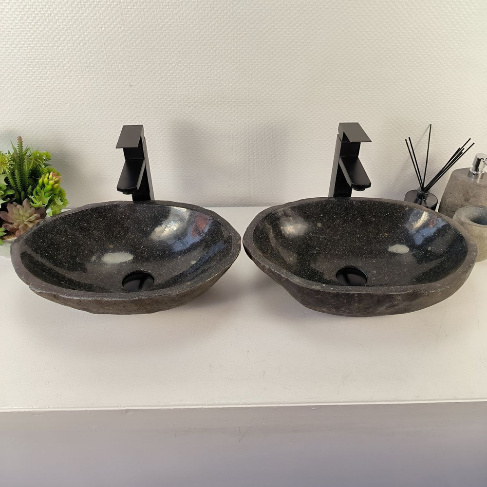 Раковина из речного камня ПАРА! RS-65547 46*31*13 0865