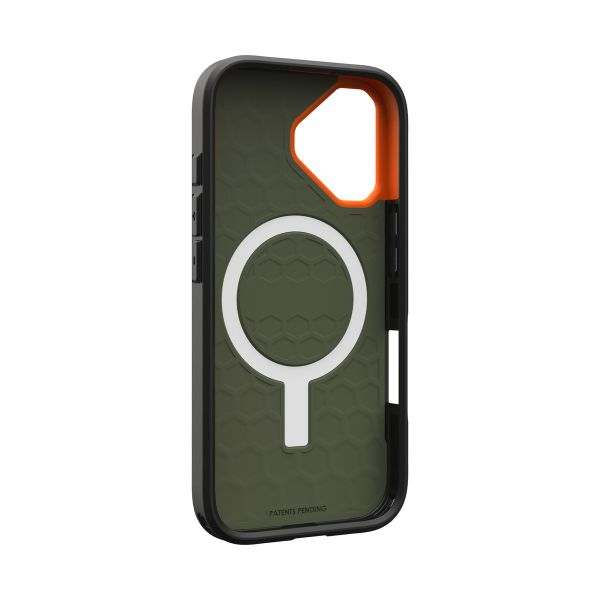 Чехол Uag Civilian Case для iPhone 17, Оливковый/Оранжевый | Olive/Orange