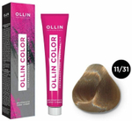 OLLIN COLOR 11/31 специальный блондин золотисто-пепельный 60мл Перманентная крем-краска для волос