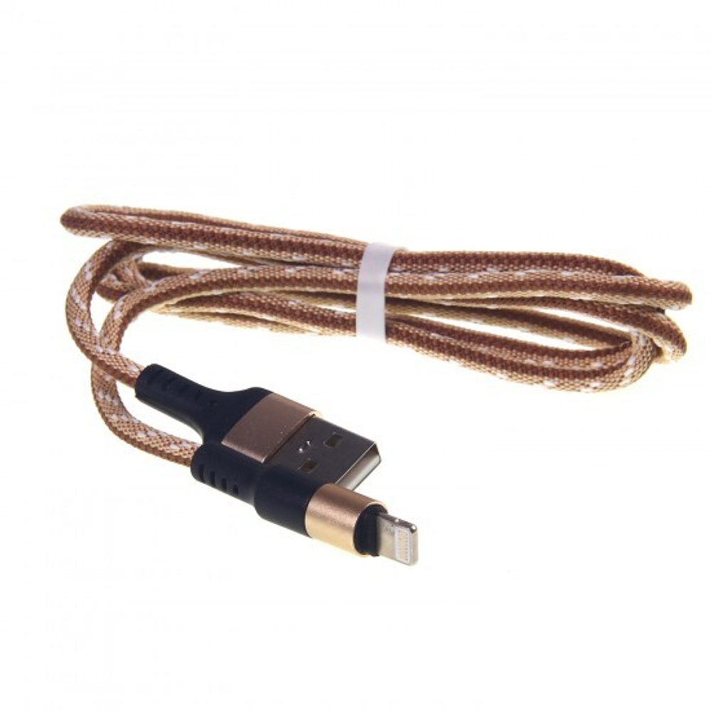 USB - Lightning дата кабель Jkx-005, 1 м, 012936 Зеленый