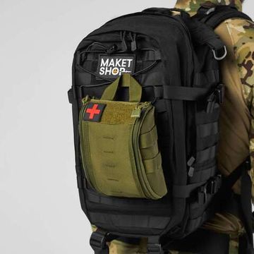 Тактическая подвесная аптечка BL091 olive