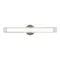 SL2010.131.01 Светильник настенный ST-Luce Никель/Белый, Прозрачный LED 1*13W 3000K/4000K ENFYS