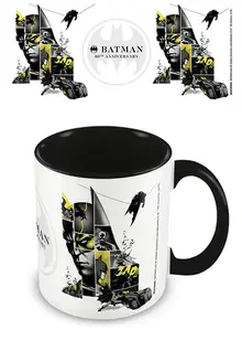 Кружка DC Batman (80th Anniversary) Black Coloured Inner Mug 315 ml MGC25694