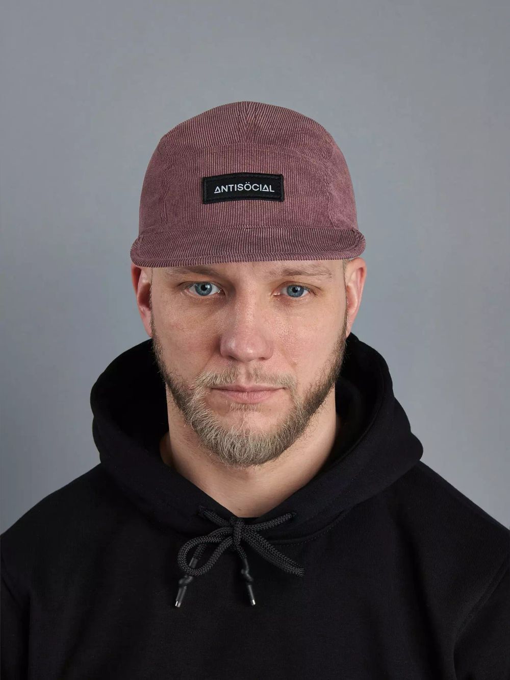 Купить Кепка Antisocial 5 panel Velvet Пыльная Роза Кепка Antisocial 5 panel Velvet Пыльная Роза
