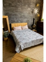 Одеяло утепленное зимнее лен хлопок евро макси 220х240