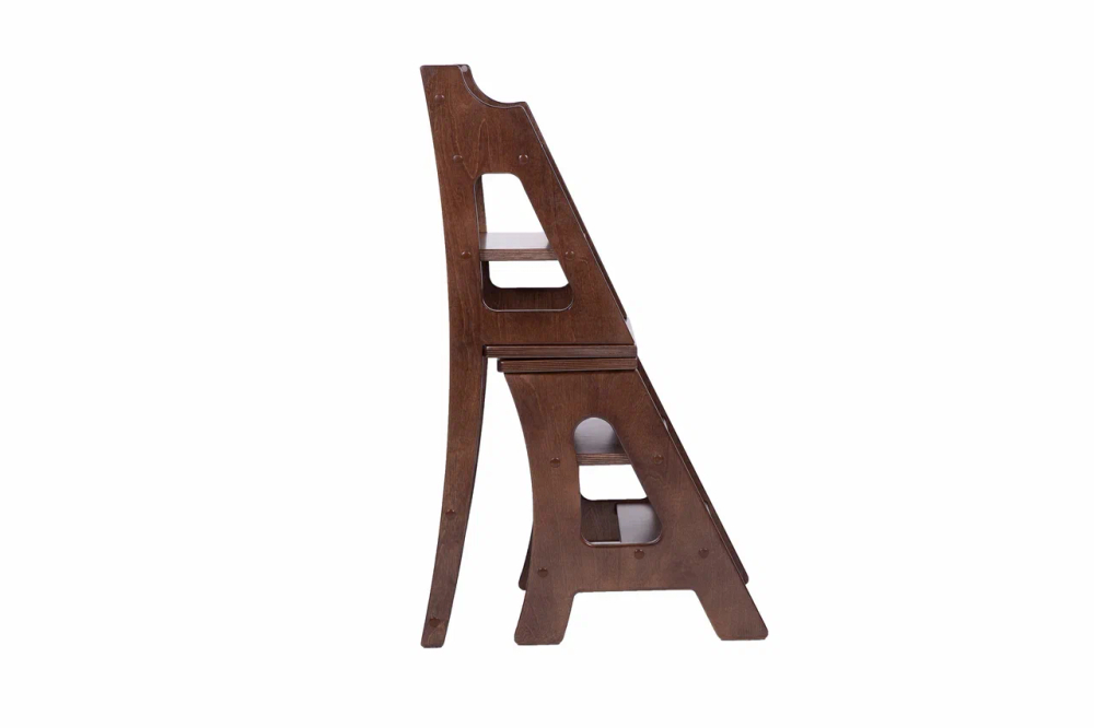 Стул стремянка со спинкой GreenTree Тесс венге,1 упаковка