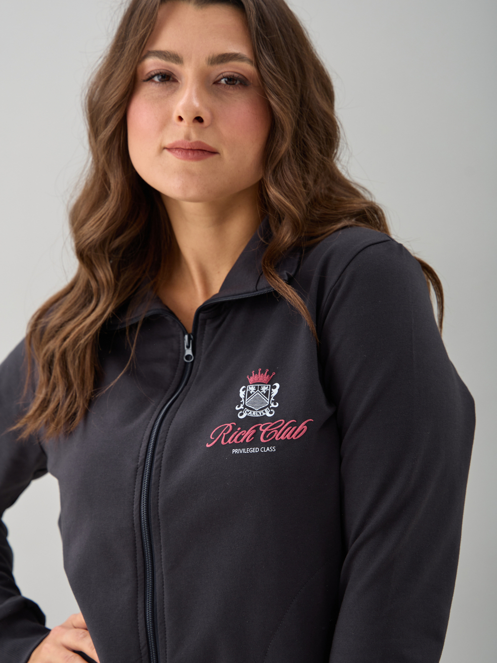 Костюм с брюками КБ-384/графит-п