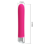 Розовый вибратор 16,7см Pretty Love Sensual Pleasures Reginald Vibrator Pink BI-014613-1