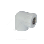 Угольник PP-R комбинированный белый Дн 20х3/4" ВР RTP (РосТурПласт) 10791
