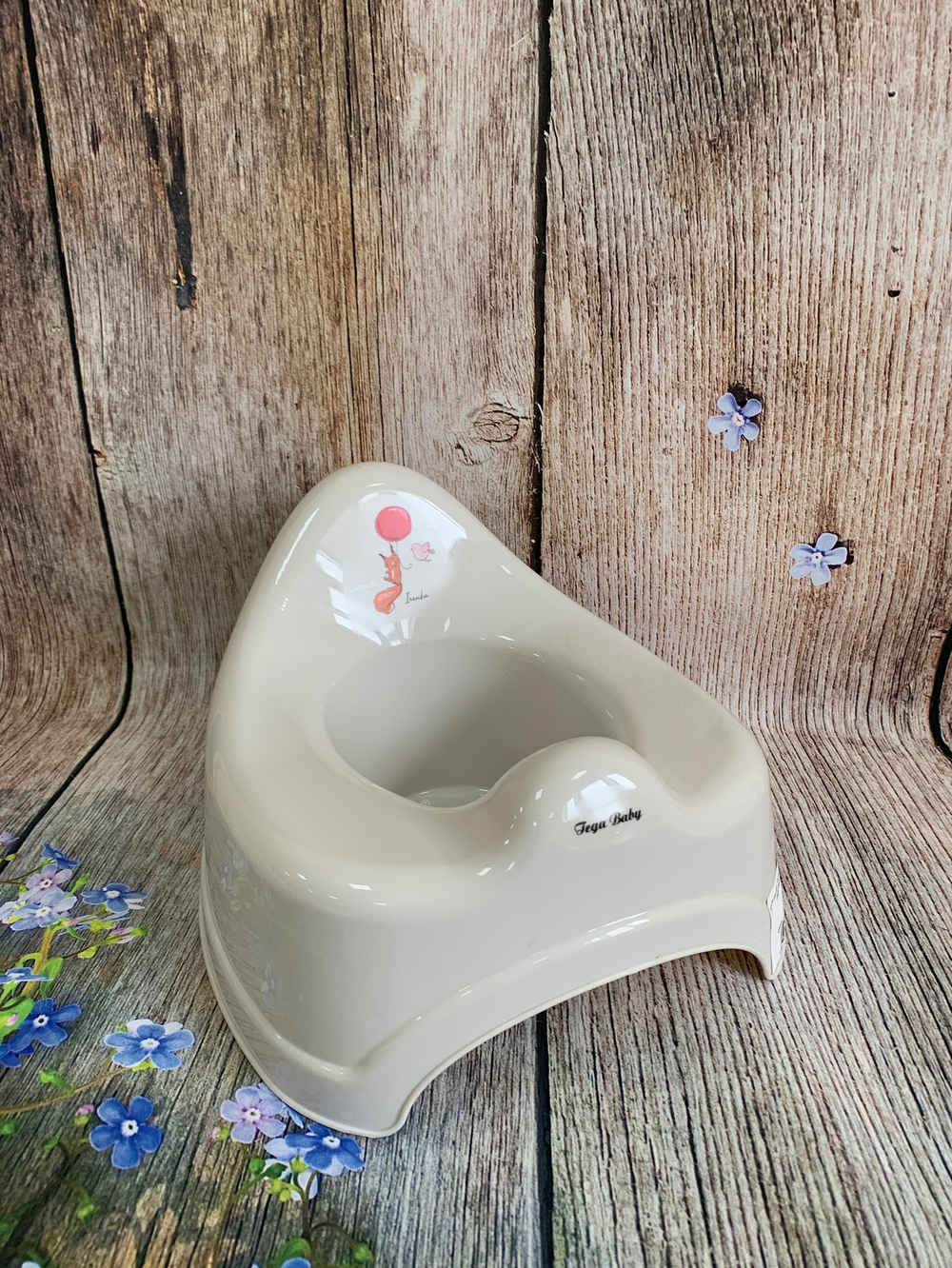 Горшок детский "Лесная Сказка" муз. (beige-бежевый)