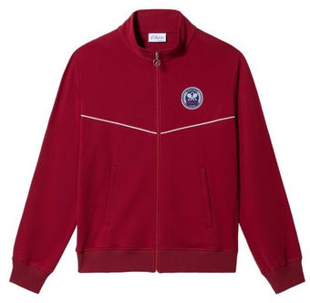 Мужская теннисная кофта Australian Fleece Legend Jacket - бордо