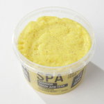 Соляной скраб для тела «Порадуй себя!» с блестками и ароматом ванили - 280 мл.