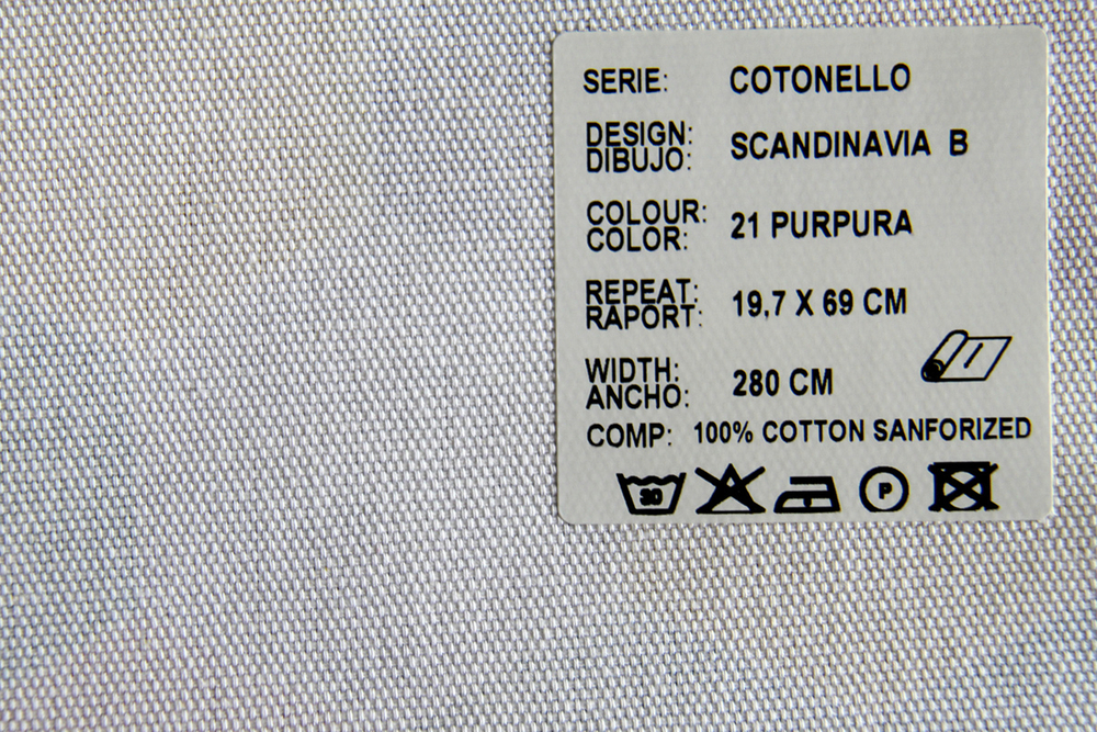 Рогожка Cotonelo Scandinavia (Котонело Скандинавия) B 21 purpura