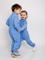 Комбинезон д/девочки флис "Льдинка-9" К-85/9 р.104, Голубой (Ивашка)