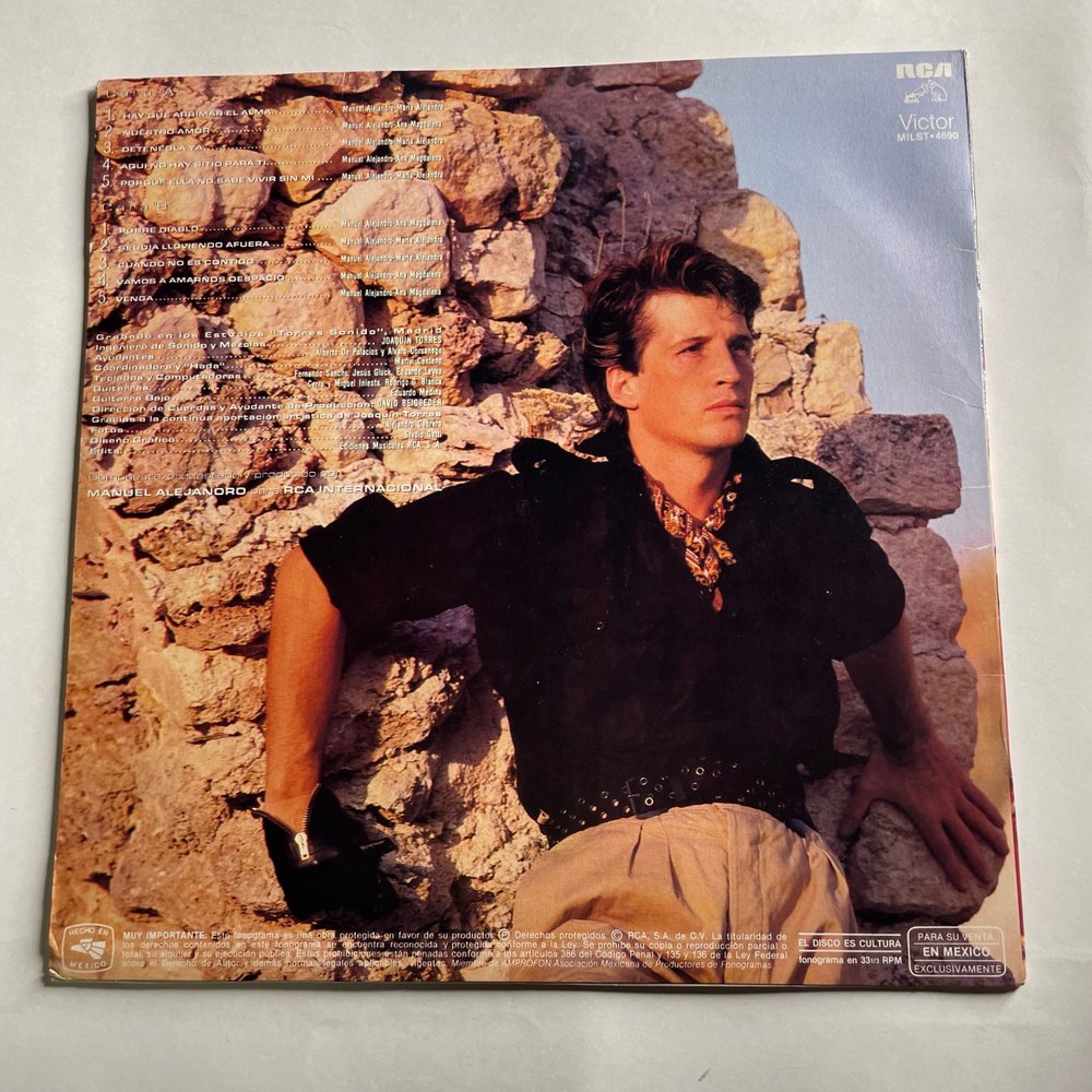 Винтажная виниловая пластинка LP Emmanuel Hay Que Arrimar El Alma (Мексика 1984)