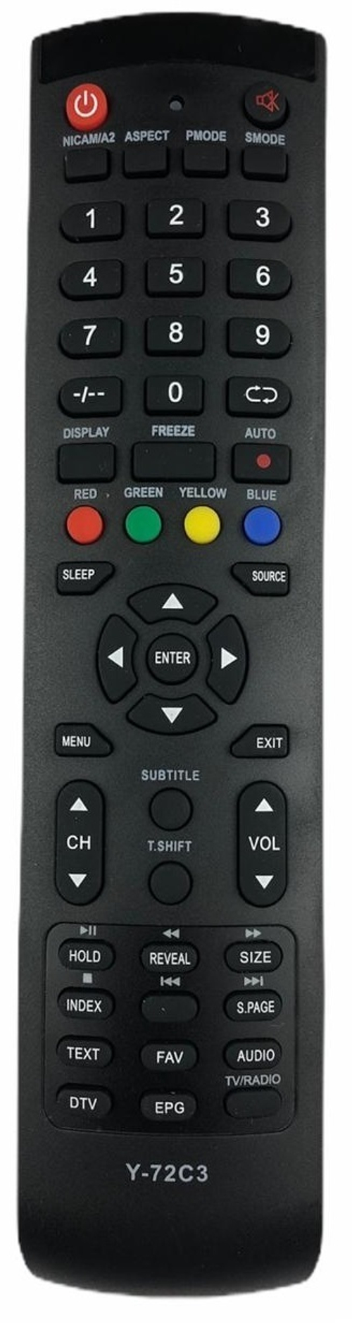 Пульт Y-72C3 для Supra Telefunken Harper Orion Fusion без настройки